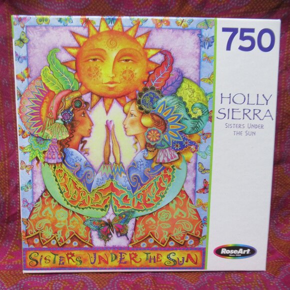 750pc Puzzle "Sisters Under the Sun" by Holly Sierra (w/ free poster) - Picture 1 of 5